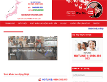 Tablet Screenshot of laodongvietnhat.com